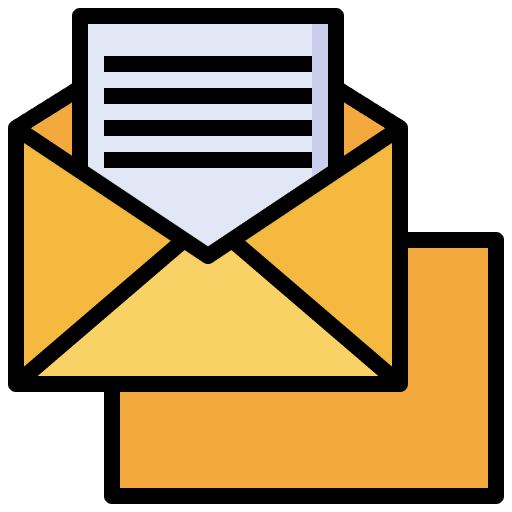 Mail communications email dm icon