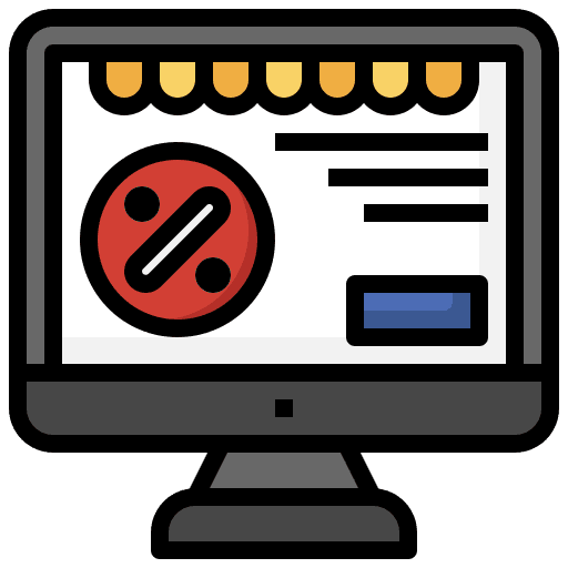 Sales sales shopping basket online shopping icon