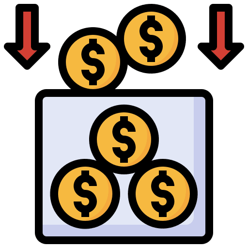 Saving save money cash banking icon