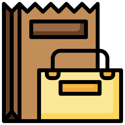 Shopping shop bag buy commerce and shopping icon