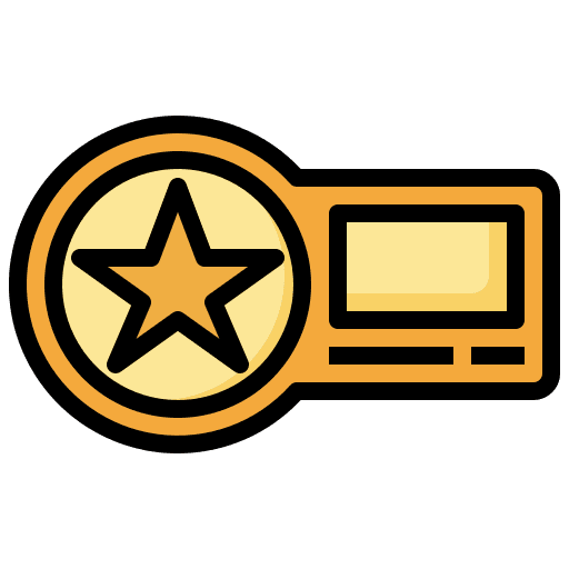 Token coin gaming prize icon