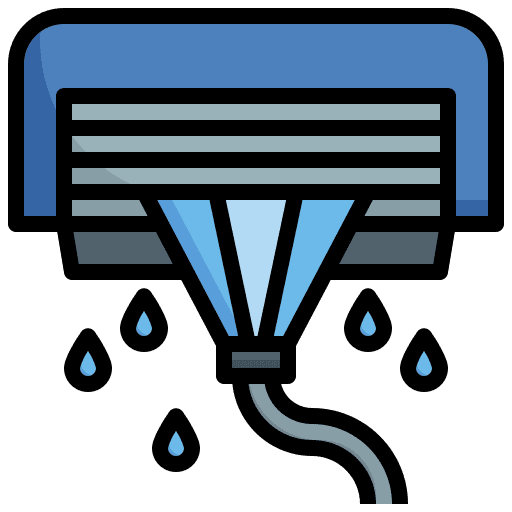 Clean air conditioning air clean icon