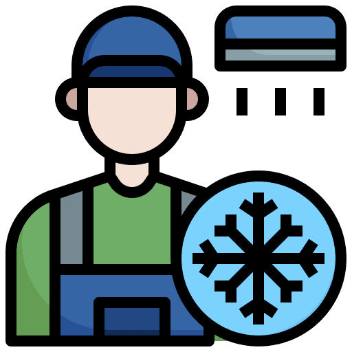 Service air conditioning professions and jobs service icon