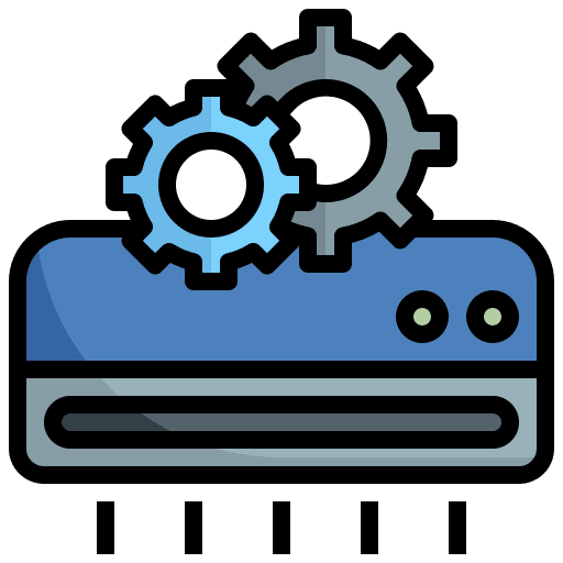 Setting air conditioner heating maintenance icon