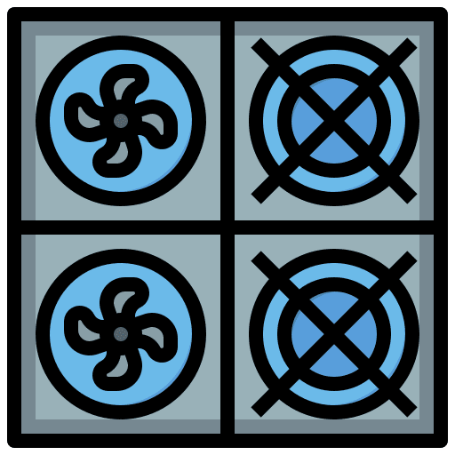 Fan cooling fan refreshing icon Fan cooling fan refreshing icon