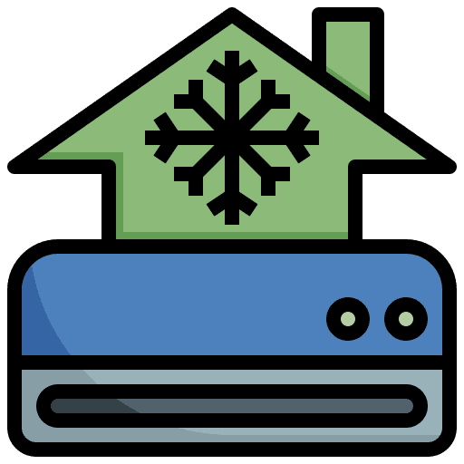 House house air conditioning home icon House house air conditioning home icon