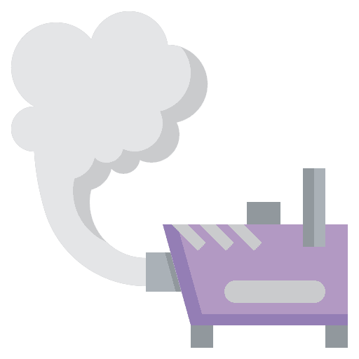 Smoke machine concert festival event icon