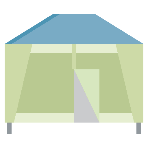 Tent fair amusement park fairground icon