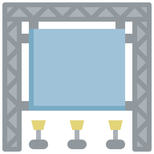 Big screen big screen event scenery icon