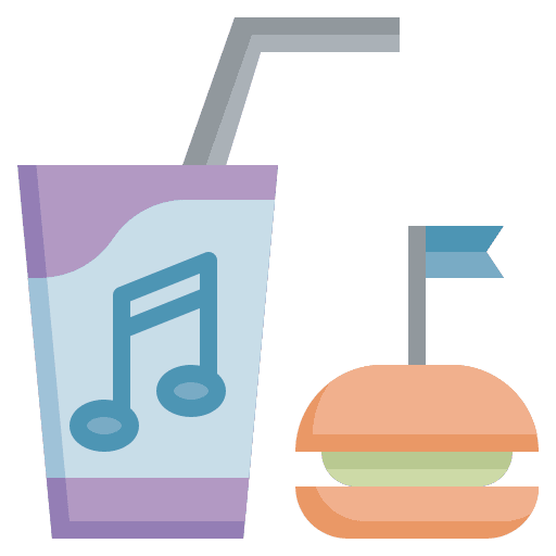 Food beverage juice fast food icon