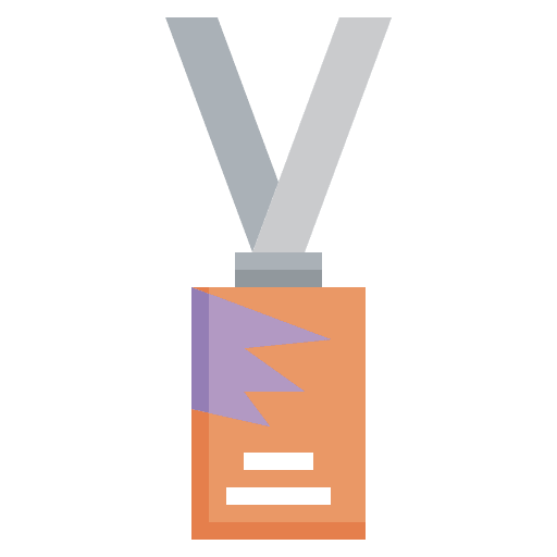 Id card identification identity card badge icon Id card identification identity card badge icon
