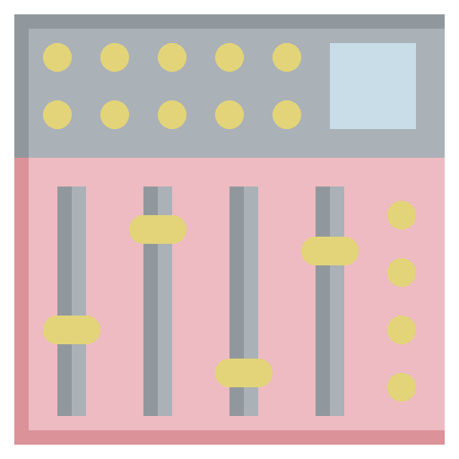 Sound mixer equalizer audio entertainment icon Sound mixer equalizer audio entertainment icon