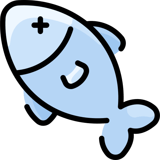 Dead fish pollution sea life dead fish icon