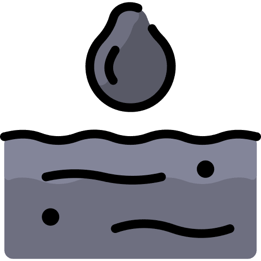 Oil spill water oil spill ecology and environment icon