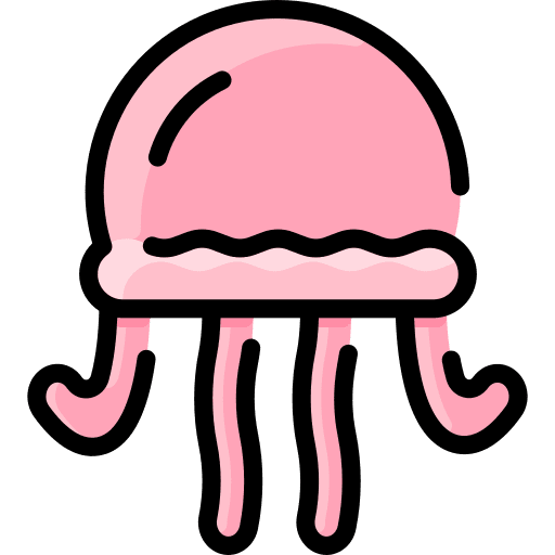 Jellyfish jellyfish aquatic sea life icon Jellyfish jellyfish aquatic sea life icon