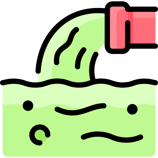 Water pollution ecology and environment toxic waste icon Water pollution ecology and environment toxic waste icon