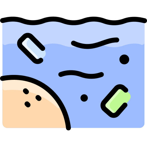 Water pollution water waste icon Water pollution water waste icon