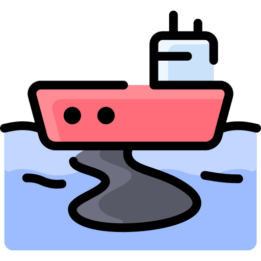 Ship pollution petroleum ship icon Ship pollution petroleum ship icon
