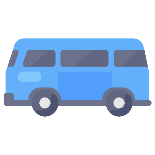 Van transportation van vehicle icon