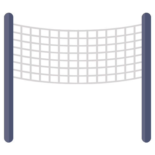 Net play sports and competition beach volleyball icon Net play sports and competition beach volleyball icon
