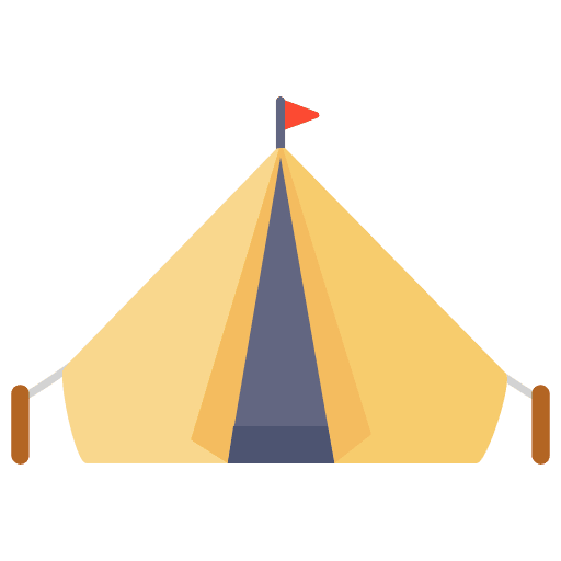 Tent outdoor holidays excursion icon Tent outdoor holidays excursion icon