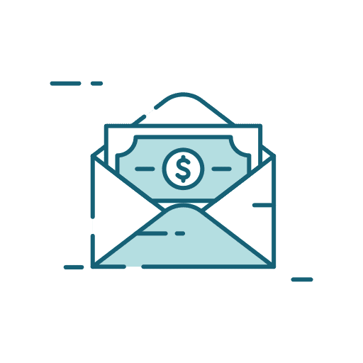 Envelope business and finance envelope money icon