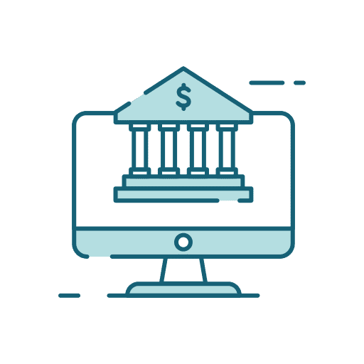 Internet banking finance payment method business and finance icon