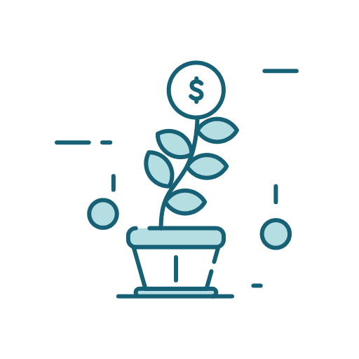 Investment finance money business icon