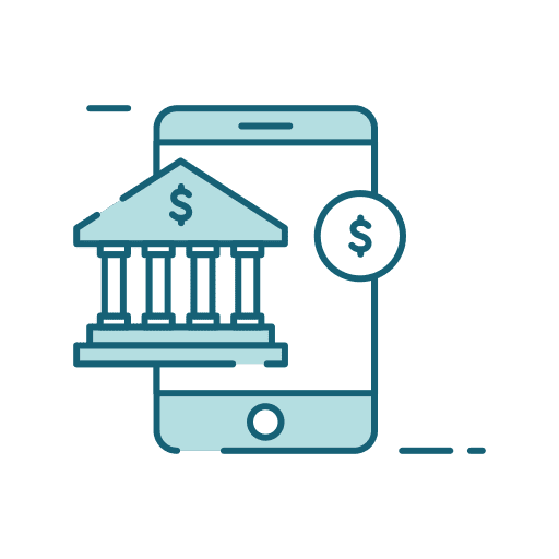 Mobile banking business money mobile banking icon