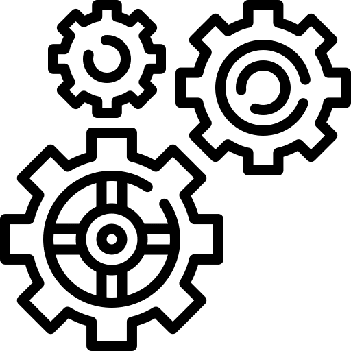 Gear ui configuration wheel icon