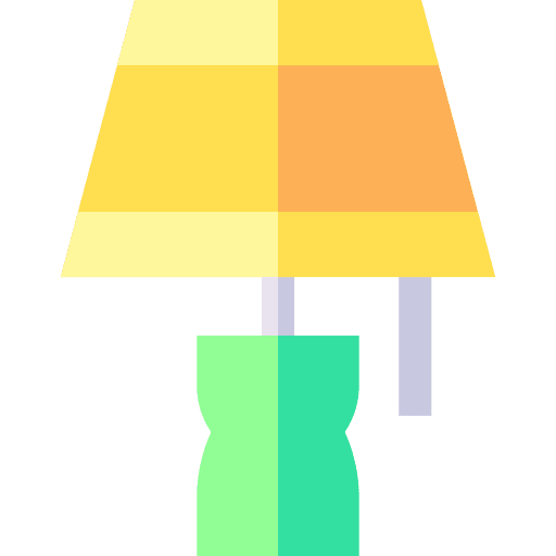 Desk lamp furniture and household illumination electronics icon Desk lamp furniture and household illumination electronics icon