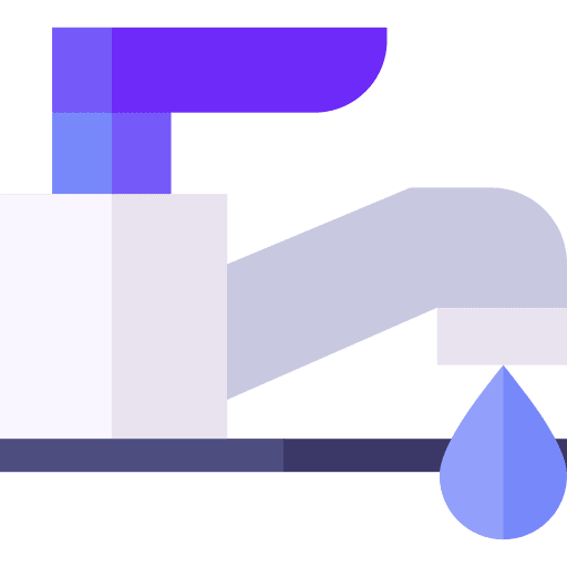 Faucet bathroom tap falling icon Faucet bathroom tap falling icon