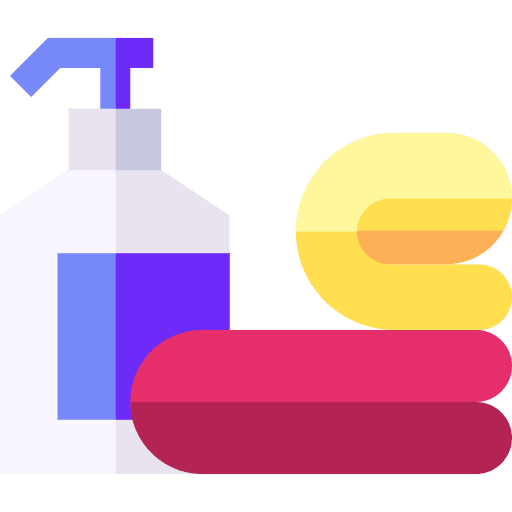 Towel bathroom furniture and household cupboard icon