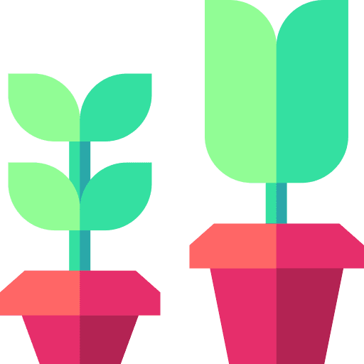 Plants garden farming pots icon Plants garden farming pots icon