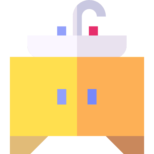 Restroom furniture and household toilet cabinet icon Restroom furniture and household toilet cabinet icon
