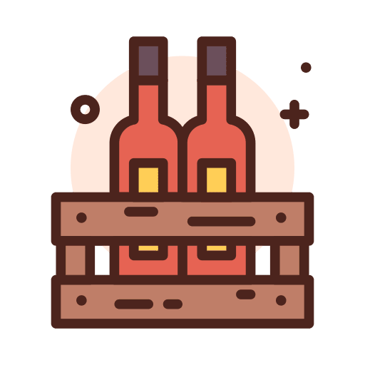 Deposit wine bottles deposit food and restaurant icon