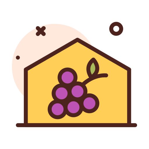 Farm house farm food and restaurant icon