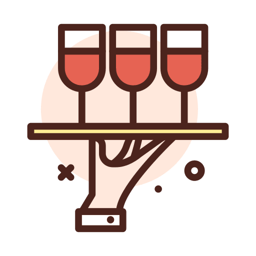 Serving wine glass glass serve icon Serving wine glass glass serve icon