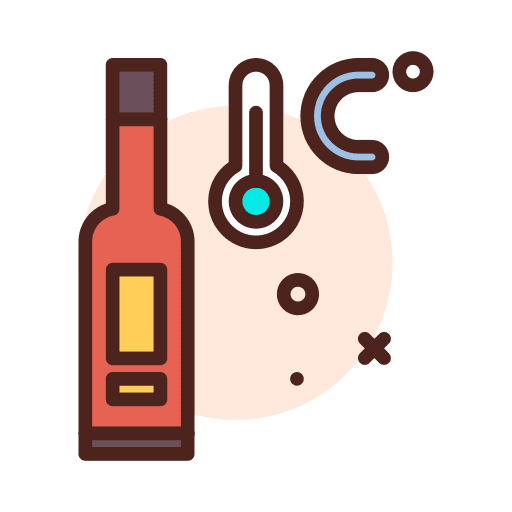 Temperature cold temperature wine bottle icon Temperature cold temperature wine bottle icon