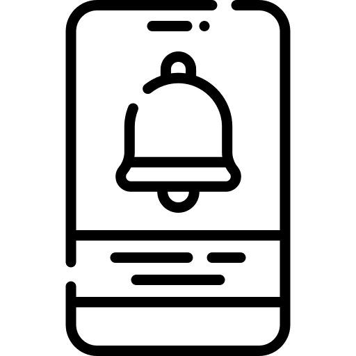 Notification ui smartphone alert icon Notification ui smartphone alert icon