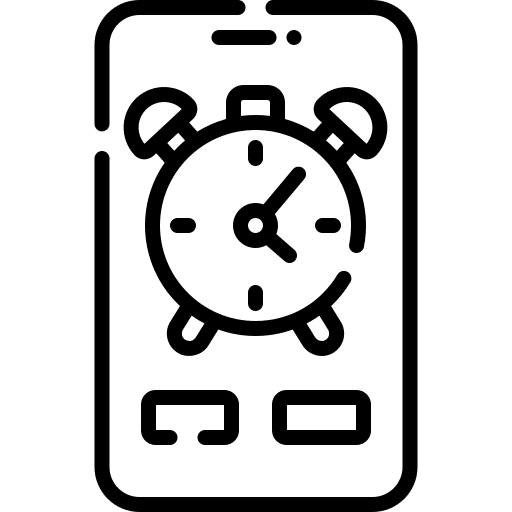Reminder clock mobile phone reminder icon Reminder clock mobile phone reminder icon