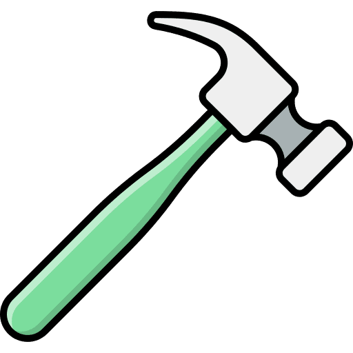 Hammer repair construction construction and tools icon