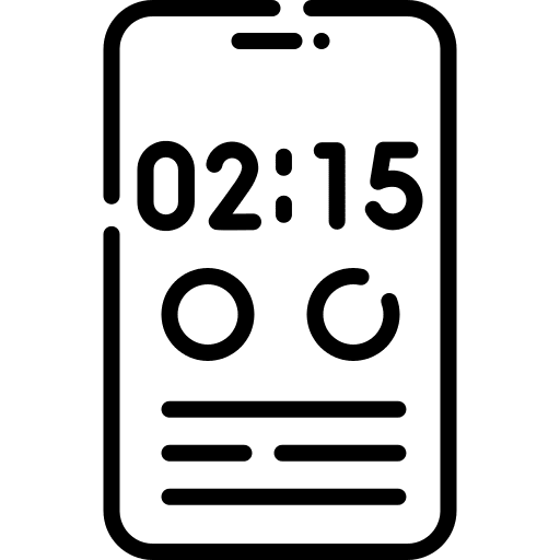 Time time and date technology smartphone icon Time time and date technology smartphone icon