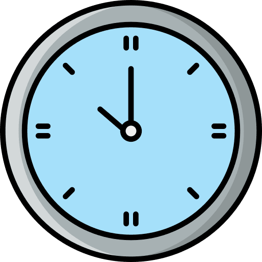 Clock circular clock time and date time icon Clock circular clock time and date time icon