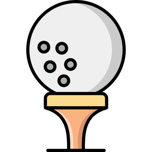 Golf sports and competition golfing golf icon