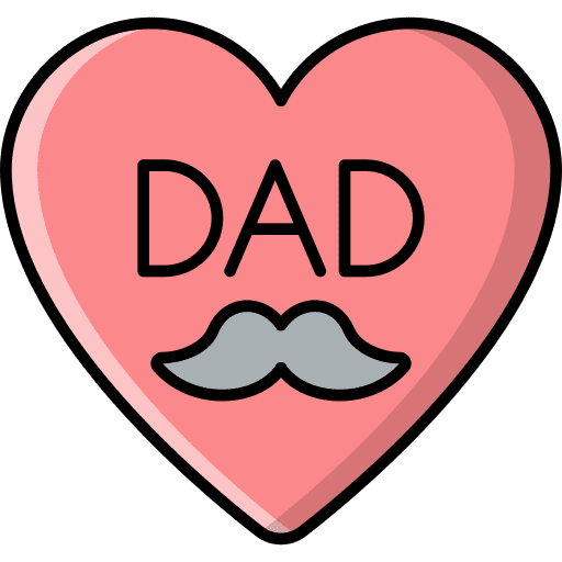 Heart family parent love icon Heart family parent love icon