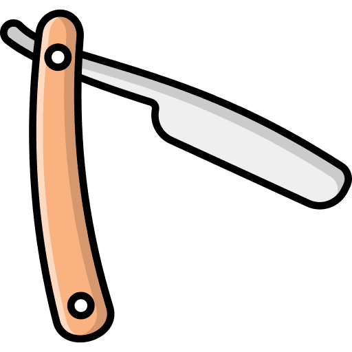 Razor hygiene tool wellness icon Razor hygiene tool wellness icon