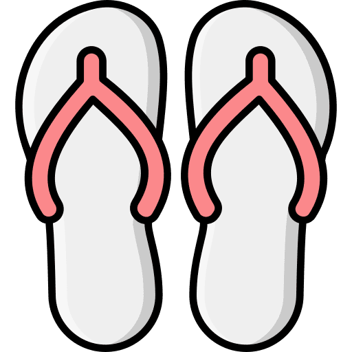 Slippers summer beach fashion icon
