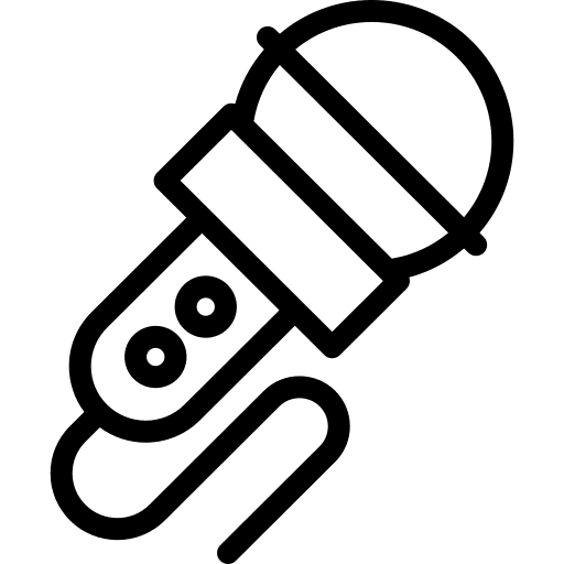 Microphone sing voice audio icon