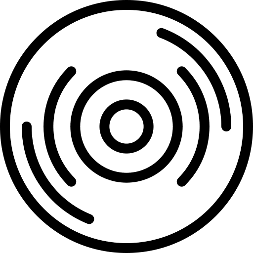 Music music and multimedia dvd bluray icon